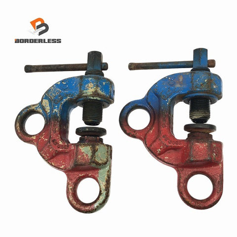 ☆中古品2個セット☆SUPERTOOLS スーパーツール スクリューカムクランプ SDC0.5S 荷重0.5ton ねじ式クランプ イーグルクランプ137994