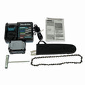 ☆極美品☆ makita マキタ 40Vmax 250mm 充電式 チェンソー MUC008G バッテリー1個 充電器 ガイドバー  本体のみ 造園 伐採134620 - 9