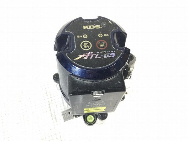 ☆中古品☆ムラテックKDS レーザー墨出し器 スーパーレイ ATL-55 ケース付 レーザー墨出器 レーザー墨出し器 光学測定器126239 - 9