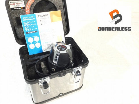 ☆極美品☆ TAJIMA タジマ レーザー墨出し器 ZEROB-KJY 本体+パーツ+ケース ZEROBLUE KJY フルライン 測定器117449 - 0