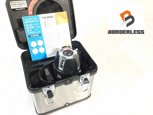 ☆極美品☆ TAJIMA タジマ レーザー墨出し器 ZEROB-KJY 本体+パーツ+ケース ZEROBLUE KJY フルライン 測定器117449 - 2