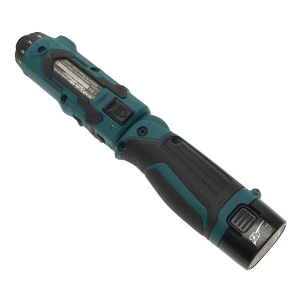 ☆未使用品☆makita マキタ 7.2V 充電式ペンドライバドリル DF012DSHX 青 バッテリ2個(1.5Ah) 充電器 ケース付 コードレス137184 - 7
