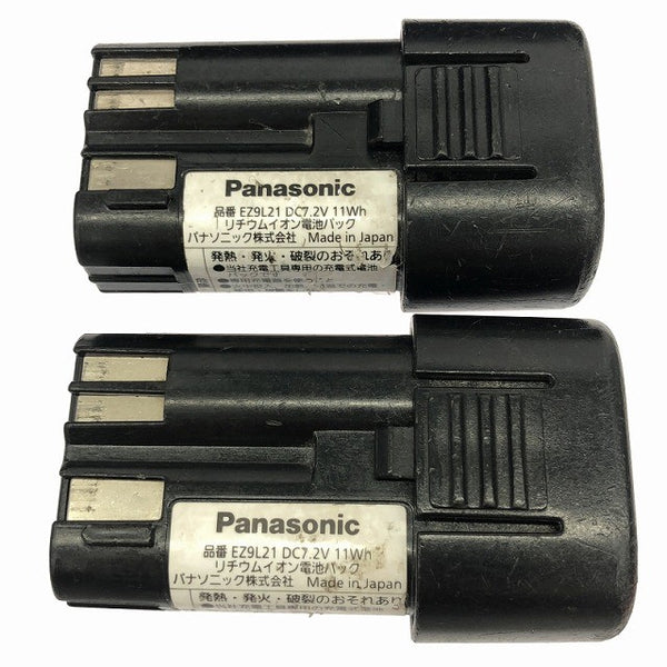 ☆中古品☆Panasonic パナソニック 7.2V スティックインパクトドライバー EZ7521LA2S-H バッテリー2個 充電器 ケース付 コメあり118804 - 10