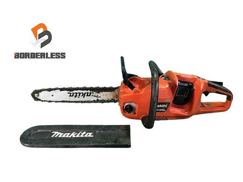☆中古品☆makita マキタ 18V×2＝36V 350mm 充電式チェンソー MUC353D 赤 本体のみ コードレス バッテリー式 チェーンソー