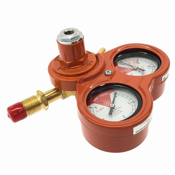 ☆未使用品☆YAMATO ヤマト産業 溶断用 アセチレン調整器 SSジュニア N-SSJ-AC アセチレン用 ガス調整器 圧力調整器 レギュレーター131309 - 5