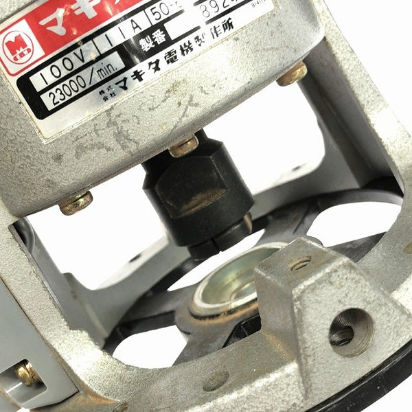 ☆中古品☆makita マキタ 100V ルーター モデル3600 ガイド付き 穴あけ 木工 DIY 電動工具 ルータ123939 - 8
