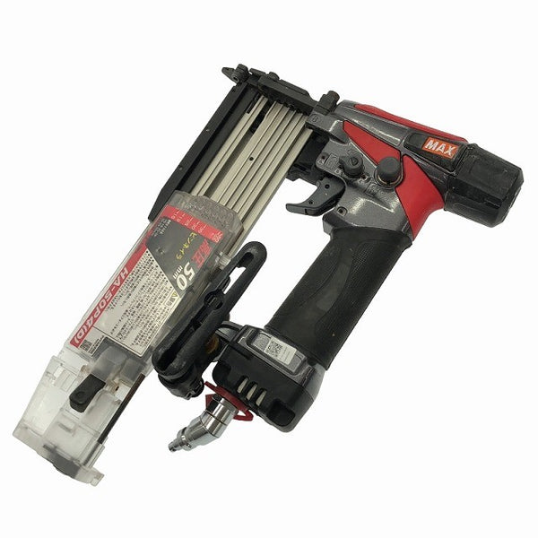 ☆比較的綺麗です☆ MAX マックス 高圧 50mm ピンネイラ HA-50P4(D) エア工具 エアツール117518 - 9