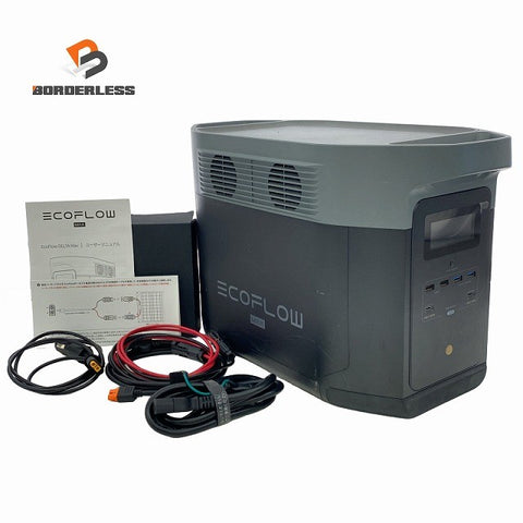 ☆中古美品☆ECOFLOW エコフロー ポータブル電源 DELTA Max 1600 デルタマックス1600 EFD311 DELTAMAX1600-JP 本体+付属品130775