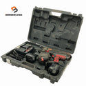 ☆中古品☆ MAX マックス 14.4V ツインタイア RB-440T 本体+バッテリー2個(4.0Ah)充電器+ケース リバータイア 鉄筋結束機137053 - 1