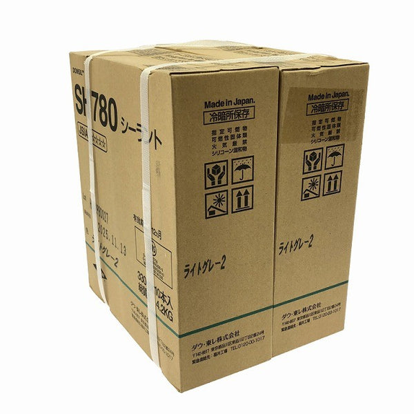 ☆未使用品2ケースセット☆ダウ・東レ株式会社 シーラント ライトグレー2 SH780  330ml×10本入×2ケースセット コーキング材 内装132923 - 5