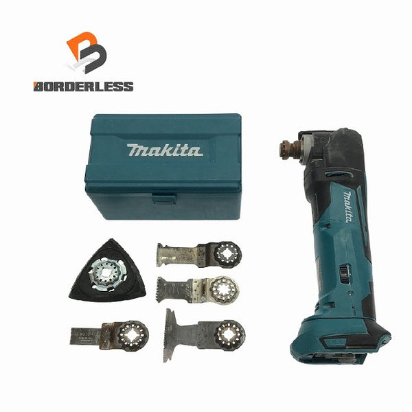 ☆中古品☆makita マキタ 18V 充電式マルチツール TM51D 本体＋ツールボックス付 コードレス カットソー マルチパワーツール - 1