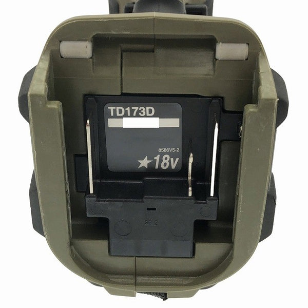 ☆中古品☆makita マキタ 18V 充電式インパクトドライバ TD173DRGXO オリーブ バッテリー2個(18V 6.0Ah) 充電器付119122 - 8