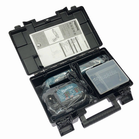 ☆未使用品☆makita マキタ 7.2V 充電式ペンインパクトドライバー TD023DSHX 青/ブルー バッテリ2個(1.5Ah) 充電器 ケース付135211 - 0