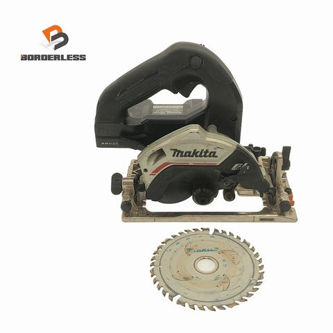 ☆中古品☆makita マキタ 18V 125mm 充電式マルノコ HS474D 黒 本体のみ コードレス 丸ノコ 丸のこ 丸鋸 木工用 切断機118073