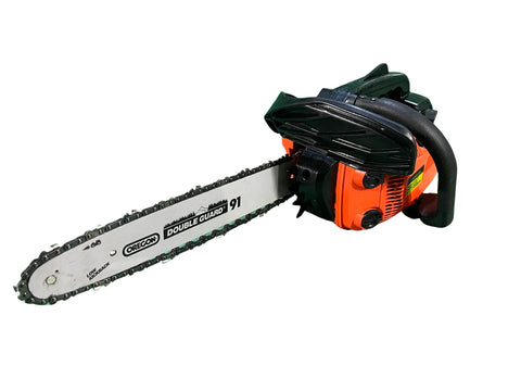 ☆中古品☆EARTH MAN アースマン エンジンチェーンソー CSE-140E ガイドバー350mm エンジン式 チェンソー 造園 高儀124256 - 0