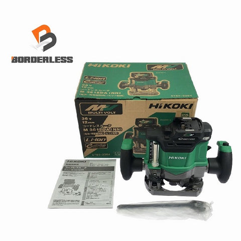 ☆未使用品☆HiKOKI ハイコーキ 36V 12mm コードレスルータ M3612DA(NN) 本体のみ 電動工具 マルチボルト 木工 DIY 切断 加工