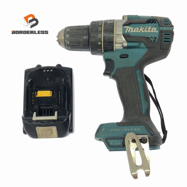 ☆比較的綺麗☆ makita マキタ 18V充電式ドライバドリル HP484D バッテリー1個(BL1860B 6.0Ah)付 ドリルドライバー 電動工具130069 - 1