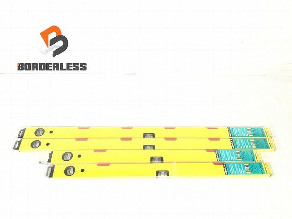 ☆未使用品4本セット☆ムラテックKDS マグネット付 アルミレベル SM-100 SM-80 水平器 ドイツスタビラ製118641 - 1