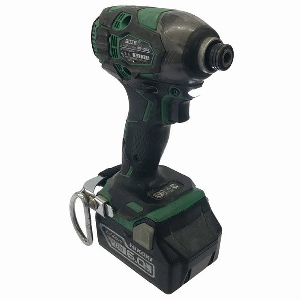 ☆中古品☆HITACHI 日立工機 18V コードレスインパクトドライバ WH18DDL2 バッテリー1個(18V 6.0Ah) 充電器付120003 - 3