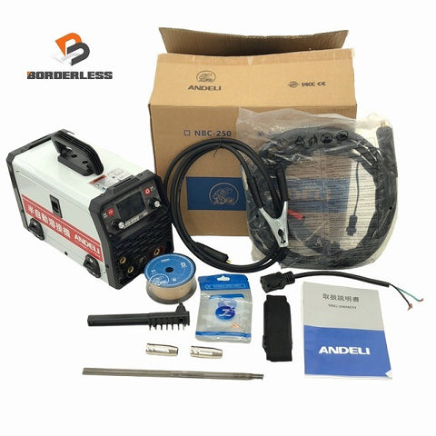 ☆未使用品☆ANDELI 半自動溶接機 MIG-250MINI 100V/200V対応 鉄工 加工125573