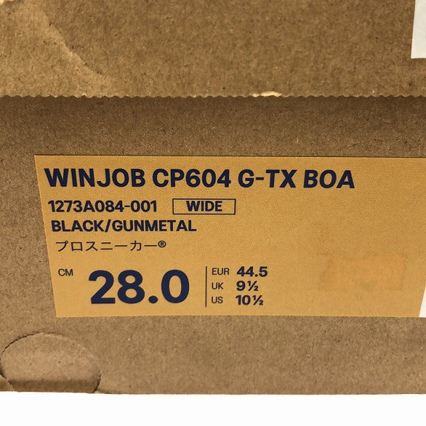 ☆未使用品☆ASICS アシックス プロスニーカー WINJOB CP604 G-TX BOA 1273A084-001 BLACK/GUNME  28.0cm 安全靴 作業靴133799 - 9