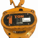 ☆中古品2個セット☆KITO キトー チェーンブロック CB010 M3形 荷重1.0ton/1ton 揚程2.5m 手動式 チェンブロック 吊り具 荷揚げ135815 - 10