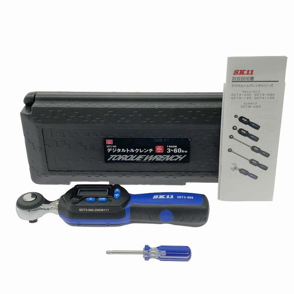 ☆未使用品☆SK11 藤原産業 デジタルトルクレンチ SDT3-060 差込角9.5mm 測定範囲3~60N・m デジタル式 自動車整備137461 - 3
