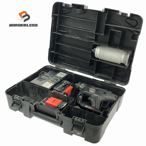 ☆中古品☆Panasonic パナソニック 14.4V/18V 充電マルチハンマードリル EZ78A1LJ2G-B バッテリ2個(18V 5.0Ah)充電器 ケース付137223
