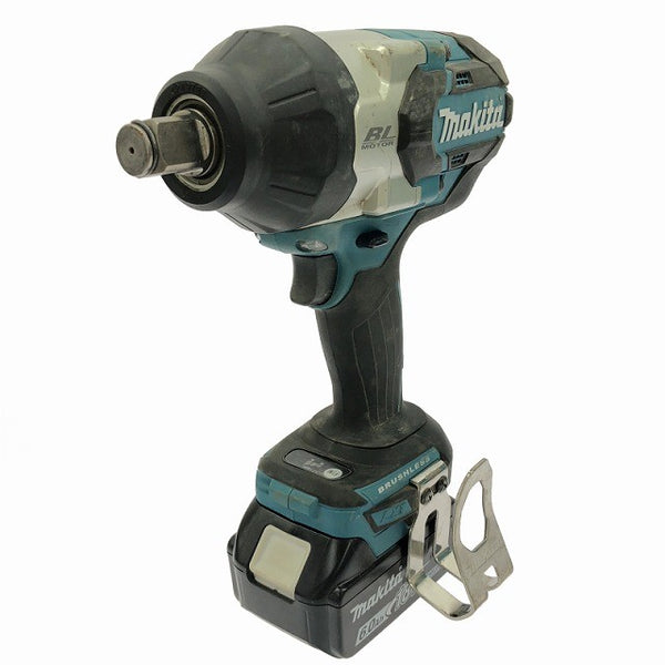 ☆美品☆makita マキタ 18V 充電式インパクトレンチ TW1001DRGX バッテリー2個(18V 6.0Ah) 充電器付き 電動工具132665 - 4