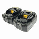 ☆中古品2個セット☆makita マキタ 18V 6.0Ah 純正 リチウムイオンバッテリー BL1860B 残量表示付 急速充電対応 蓄電池 充電池 雪マーク135736 - 4
