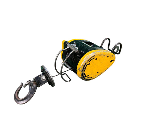 ☆中古品☆RYOBI リョービ 100V 小型ウインチ WI-125 リモコン付 荷重130kg 揚程30m 電動ホイスト 電動ウインチ 電動ウィンチ130481 - 0