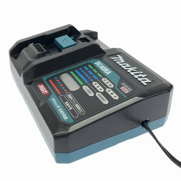 ☆極美品セット☆ makita マキタ 40Vmax パワーソースキット DC40RA+BL4040 充電器×1+バッテリー×1134390 - 7