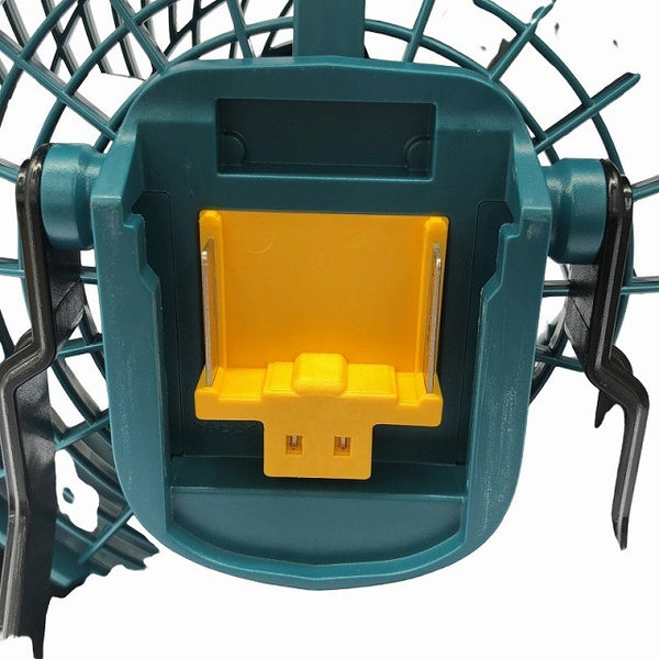 ☆比較的綺麗セット☆makita マキタ 14.4V/18V 100V 充電式ファン CF102D 本体 バッテリ1個(18V 6.0Ah) コードレス 送風機 扇風機119304 - 7