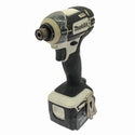 ☆中古品☆makita マキタ 14.4V 充電式インパクトドライバー TD138D 白/ホワイト バッテリ1個(3.0Ah) 充電器 ケース付 コードレス133349 - 4