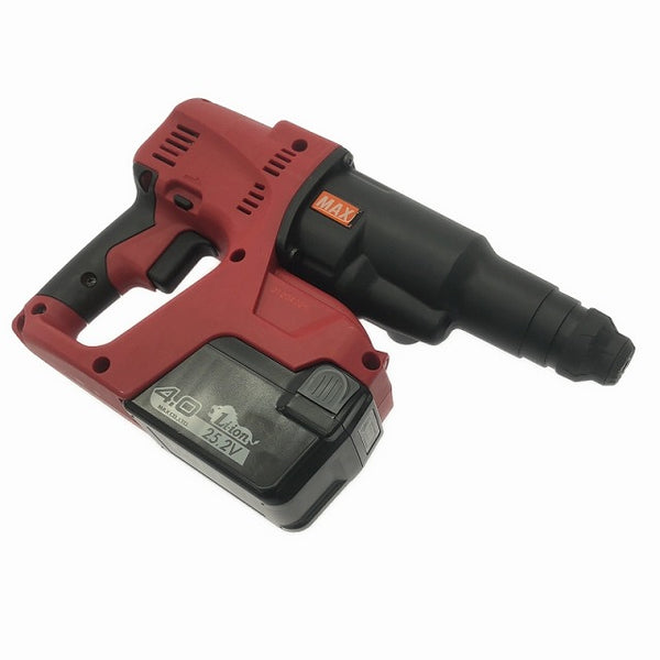 ☆未使用品☆ MAX マックス 25.2V 充電式ブラシレスハンマドリル PJ-R265-B2C/40A バッテリー2個(4.0Ah)付 充電器/ケース付 - 5