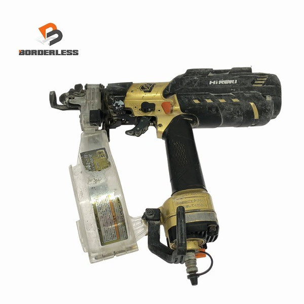 ☆中古品☆HIKOKI ハイコーキ 41mm 高圧 ねじ打機 WF4H3(S) ねじ打ち機 ビス打機 ターボドライバー エアツール 大工道具129626 - 1