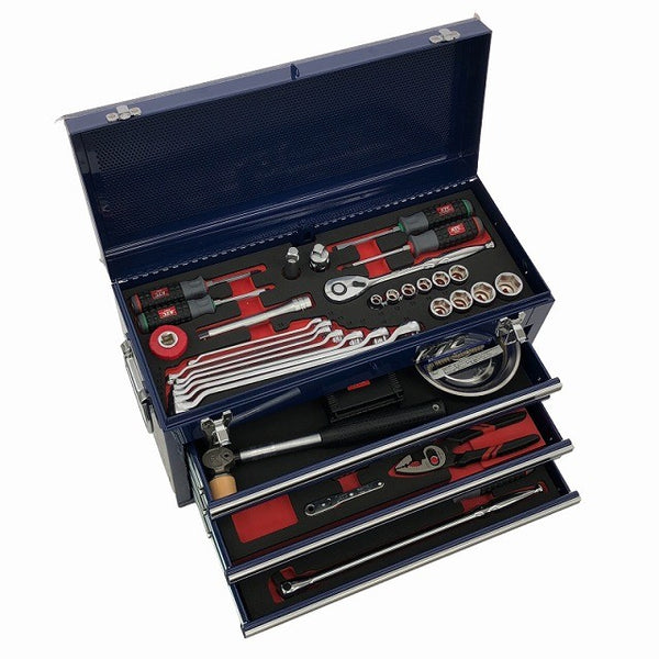 ☆未使用 限定品☆KTC 京都機械 12.7sq.工具セット 60点 SK46021XNV ネイビー チェスト(SKX0213) ハンドツールセット 自動車整備132688 - 2