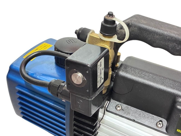 ☆中古品☆TASCO タスコ 100V オイル逆流防止弁付 高性能ツーステージ 真空ポンプ TA150XA 4ポールモーター コード式126861 - 8