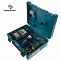 ☆中古品☆makita マキタ 14.4V 充電式インパクトドライバー TD135DSHX 青/ブルー バッテリ2個(1.2Ah) 充電器 ケース コードレス126666 - 1