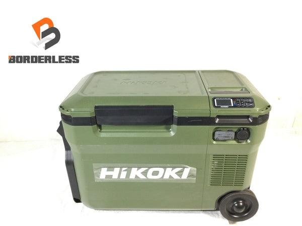 ☆比較的綺麗※コメント必読☆HIKOKI ハイコーキ 14.4V/18V コードレス冷温庫 UL18DBA ベルト ACアダプタ付 アウトドア キャンプ137133 - 1