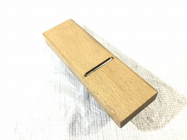 ☆中古品☆千代鶴運壽 鉋 寸八 身幅70mm 田中昭吾作 千代鶴運寿 平鉋 平かんな 平カンナ 大工道具 木材加工 切削 手工具 壽131762 - 5