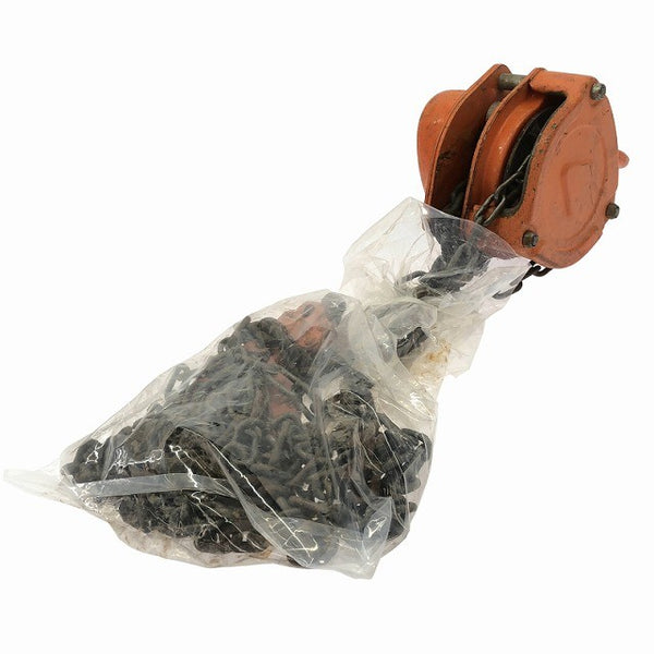 ☆中古品☆E-Value イーバリュー チェーンブロック HS-C1 1トン/1ton 1000kg チェンブロック 吊具 吊り具 荷揚げ機128171 - 4