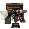 ☆中古品☆BLACK+DECKER 18V コードレスマルチツール EVO183B1 バッテリ2個(1.5Ah)充電器 ドリル サンダー ジグゾーヘッド付118065 - 3