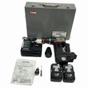 ☆中古美品☆ TONE トネ 36V コードレス建方1番 CKS250 シャーレンチ マルチボルトバッテリー2個+充電器+パーツ+ケース125704 - 3