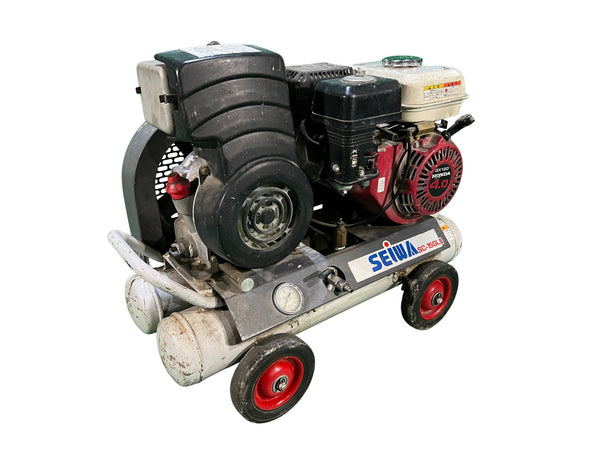 ☆中古品☆SEIWA 精和産業 SC-15GLS エンジンコンプレッサー ガソリン工具 塗装 吹き付け エアーコンプレッサー130653 - 3