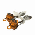 ☆中古品2点セット☆KITO キトー チェーンブロック M3形 CB005 1/2Ｔ 0.5ton×2 標準揚程2.5ｍ 荷揚げ キトーマイティ - 4