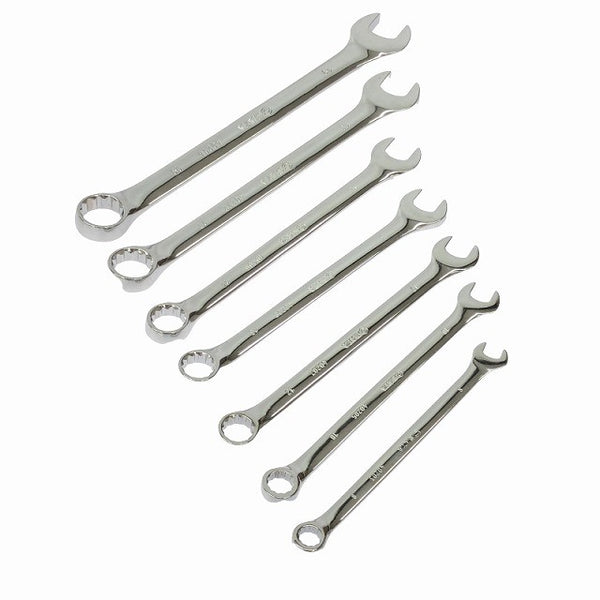 ☆美品☆SATA サタツール コンビネーションレンチセット 7本組 09070 8～19mm 片目片口スパナ コンビレンチ コンビスパナ116749 - 5
