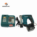 ☆中古品☆makita マキタ 14.4V 10ｍｍ充電式タッカ ST120D バッテリ1個(BL1430) 充電器(DC18RA)136116 - 1