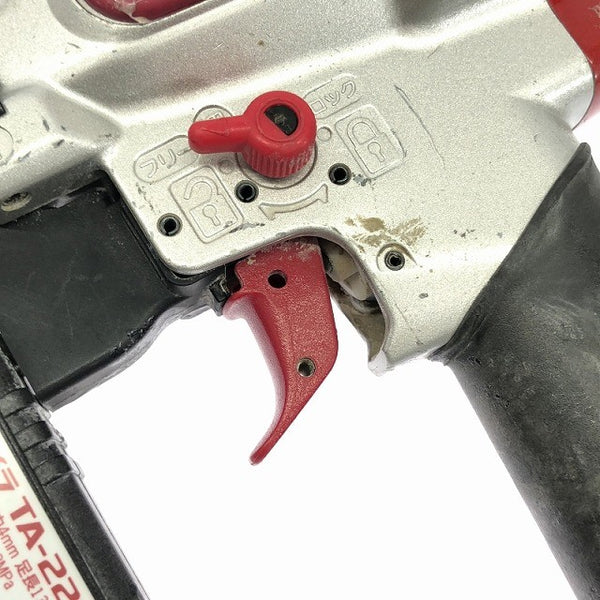 ☆中古品☆MAX マックス 常圧 ステープル用エアネイラ TA-225/425J 肩巾4mm 長さ25mm エアタッカー エアータッカー エア工具115375 - 7