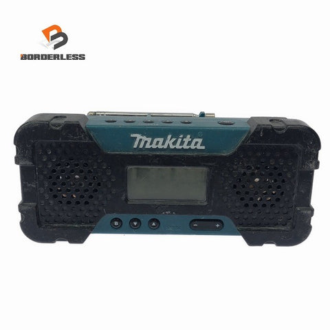 ☆中古品☆ makita マキタ 10.8V 充電式ラジオ MR051 青/ブルー 本体のみ130788